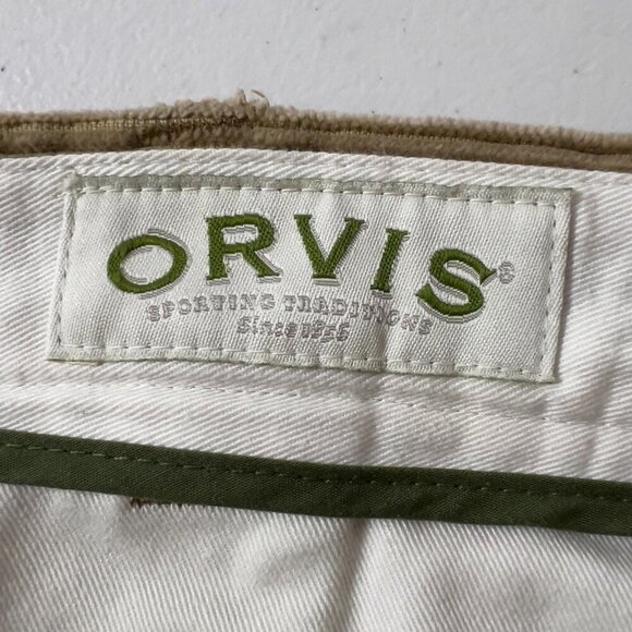 Orvis Men’s Plus Corduroy Pants Size 46 Tan Classic Fit - Picture 7 of 11
